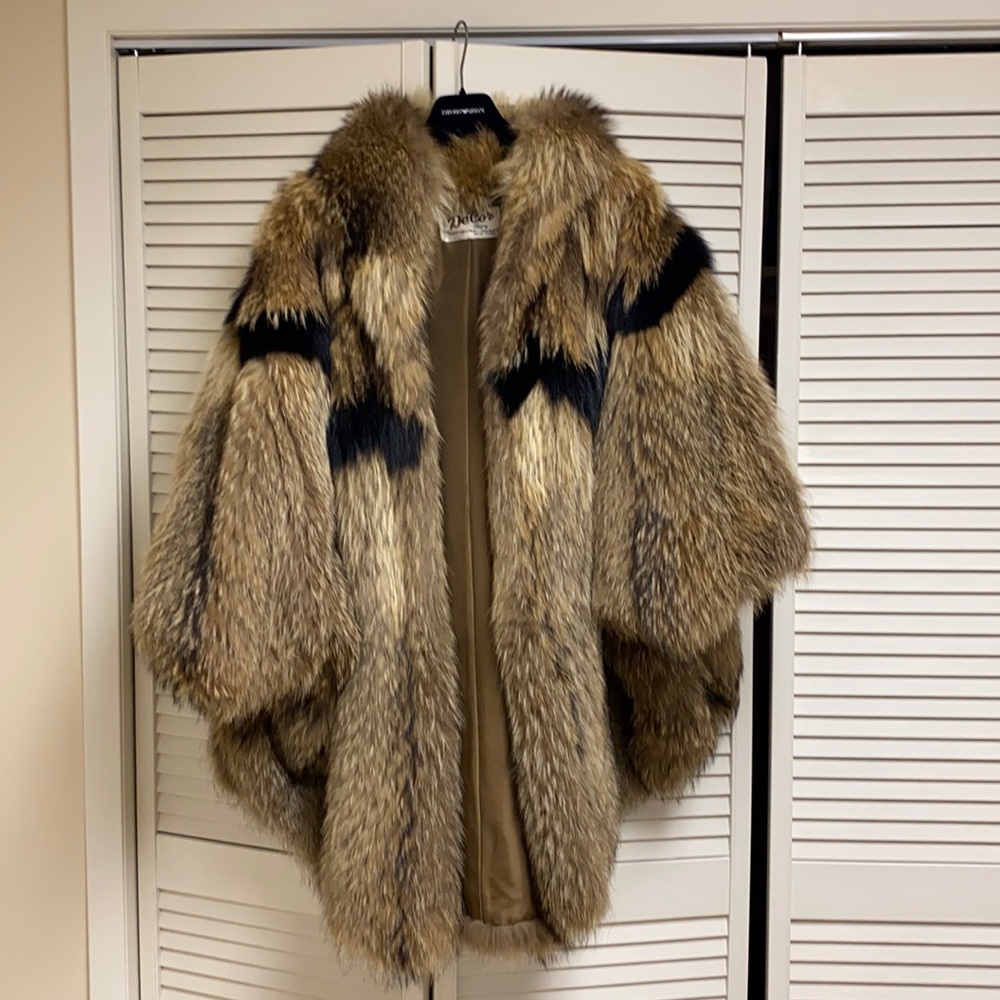 Fur shawl, excellent used condition